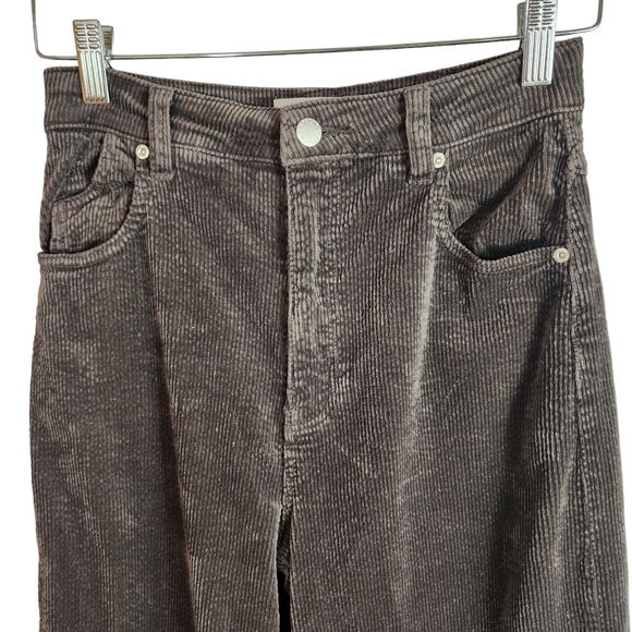 Rolla's ELLE SUPER FLARE Hi Rise Brown Corduroy Relaxed US Size 27 Aussie Size 9 - Picture 3 of 16